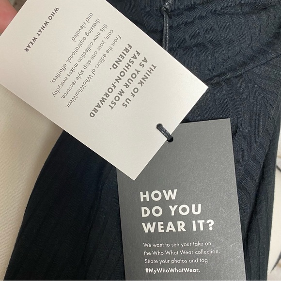 NWT Who What Wear Long Sleeve Ribbed Turtleneck Dress - Picture 8 of 11